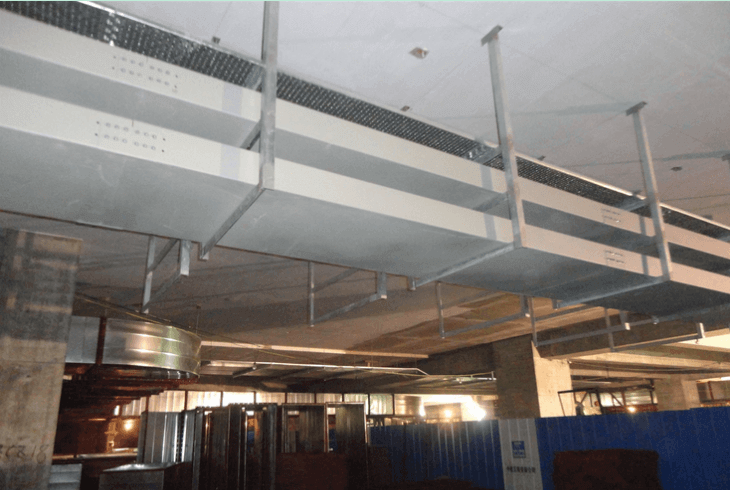 多層電纜橋架敷設