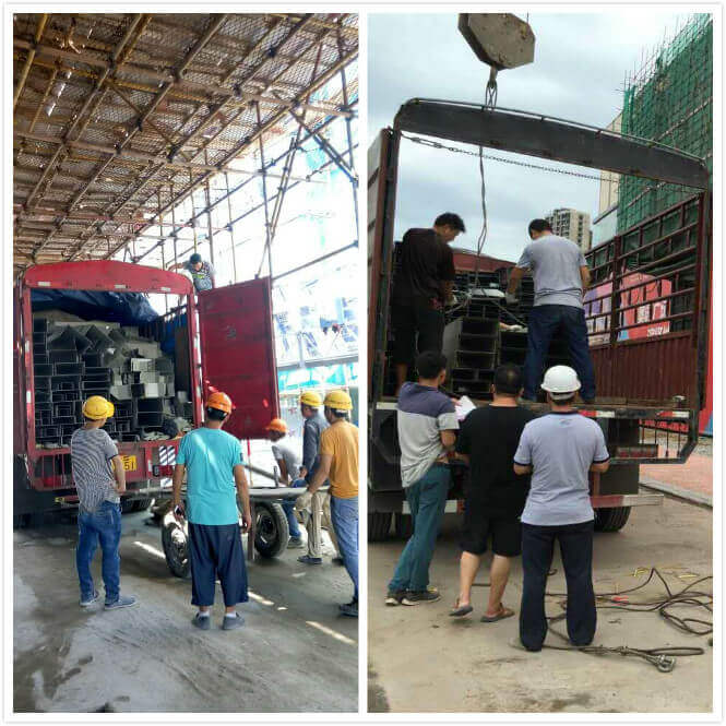 梅州五華奧園廣場電纜橋架進(jìn)場(圖3) 梅州五華奧園廣場電纜橋架卸貨現(xiàn)場